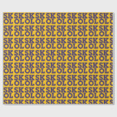 Cadeau Script de bloc "SKOL" - Papier d'enveloppement (Ja (Plat)