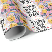 Cadeau Sensibilisation à la santé mentale Papier d'envelo (Coin rond)