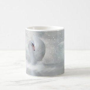 Cadeau sensible de Noël de tasse de cygne