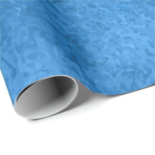 Cadeau Sérénité Bleue - Aquarelle Texture papier (Coin rond)