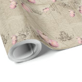 Cadeau Shabby Chic - Papier à envelopper (Coin rond)