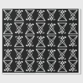 Cadeau Sigil de papier d'emballage de Lucifer (Plat)