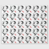 Cadeau Singe de vol ! Papier d'emballage de magicien d'Oz (Plat)