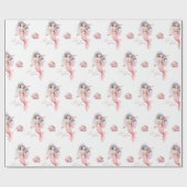 Cadeau Sirène Je T'Aime Envelopper Du Papier (Plat)