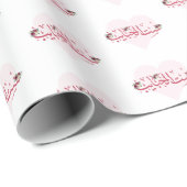 Cadeau "Sit Al Habayeb" Papier à envelopper des mères ara (Coin rond)