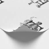 Cadeau SKELETON EN Papier À L'ENVELOPPEMENT CIGARETTE À F (Coin)