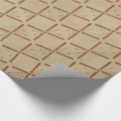 Cadeau Skis De Fond Sur Papier Ancien (Coin)