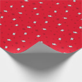 Cadeau Snowman en papier Motif à neige (Coin)