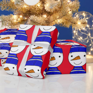 Cadeau SNOWMAN NOËL Papier à envelopper