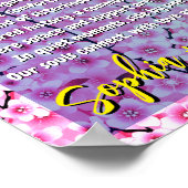 Cadeau Soeur Unique | Poster pour elle (Coin)