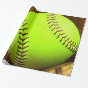 Cadeau Softball Yellow Fast Pitch 8U 10U Papier d'envelop