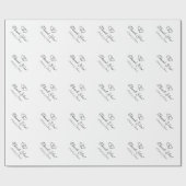 Cadeau Soirée de mariage chic pour remercier papier d'emb (Plat)