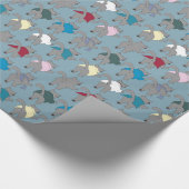 Cadeau sort d'Un-trou de chats - papier d'emballage (Coin)