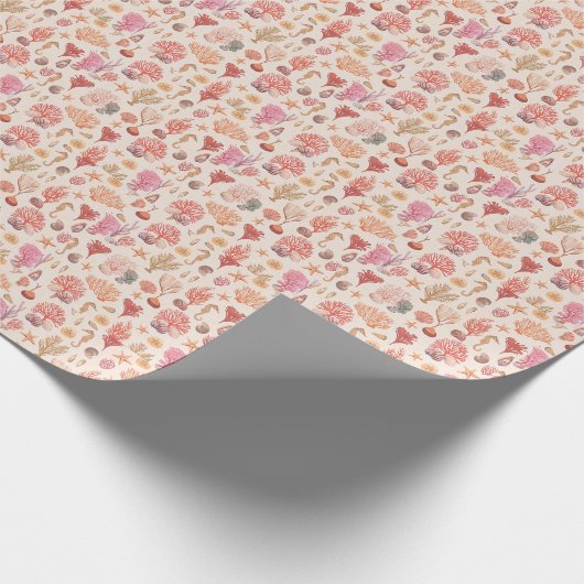 Cadeau Sous le papier d'emballage de mer (Coin)