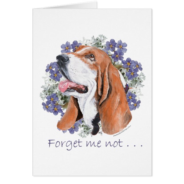 Cadeau souvenir Basset Hound (Devant)
