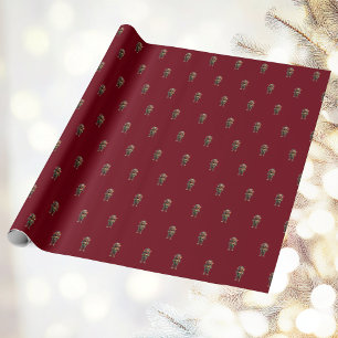 Cadeau Soyez heureux Papier Enveloppant Elfe Noël