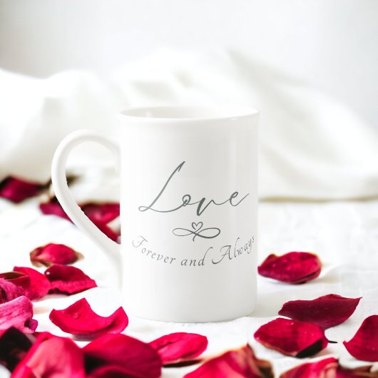 Cadeau spécial Chine mug L'amour pour toujours
