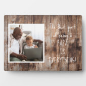 Cadeau spécial ! Papa Photo Plaque avec Easel (Devant)