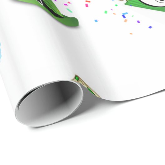 Cadeau St. Patrick's Day Wrapping Papier Cupcake Rainbow (Coin rond)