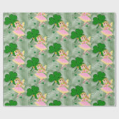 Cadeau St. Patrick's Day Wrapping Papier Fée (Plat)