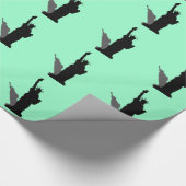 Cadeau statue de papier d'emballage de liberté (Coin)