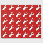 Cadeau Stg Deer Head Fun Trendy Wrapping Papier (Plat)