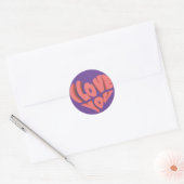 Cadeau stickers. ronde sticker (Envelop)