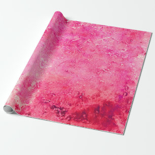 Cadeau Structures roses faites en manuel sur un papier pe