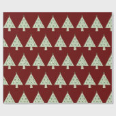 Cadeau Style vintage Papier d'enveloppement de Noël (Plat)