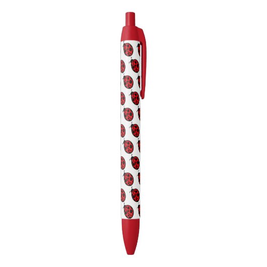 Cadeau Stylos Coccinelles Rouges (Bas (Vertical))