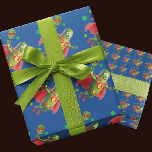 Cadeau Super Pickleman Fun Cute Wrapper Papier