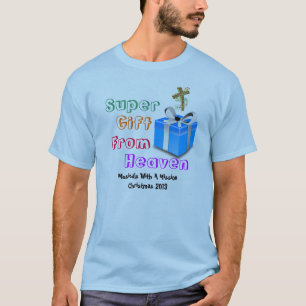 Cadeau superbe de T-shirt d'adulte de ciel