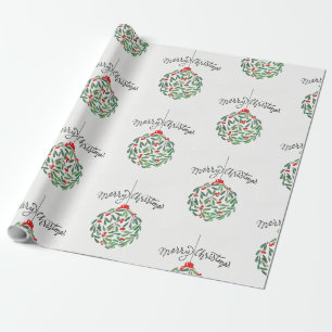 Cadeau Superbe papier d'emballage de Noël joyeux