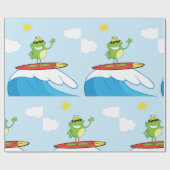 Cadeau Surf De La Grenouille À L'Épreuve Papier D'Envelop (Plat)