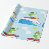 Cadeau Surf De La Grenouille À L'Épreuve Papier D'Envelop (Déroulé)