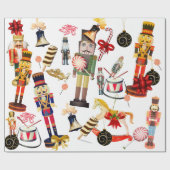Cadeau Sweetie Nutcracker Papier d'enveloppement de Noël (Plat)