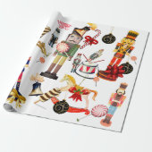 Cadeau Sweetie Nutcracker Papier d'enveloppement de Noël (Déroulé)