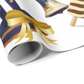 Cadeau Sweetie Nutcracker Papier d'enveloppement de Noël (Coin rond)