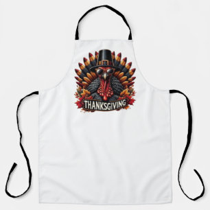Cadeau tablier de Thanksgiving dinde