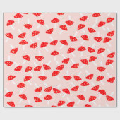 Cadeau Tabouret Cute Champignons Enveloppement Papier (Plat)