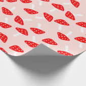 Cadeau Tabouret Cute Champignons Enveloppement Papier (Coin)