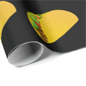 CADEAU TACO TACOS FUNNY WRAPPER PAPIER (Coin rond)