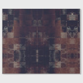 Cadeau Tan Cowhide Patchwork Imprimer papier d'emballage (Plat)