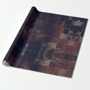 Cadeau Tan Cowhide Patchwork Imprimer papier d'emballage