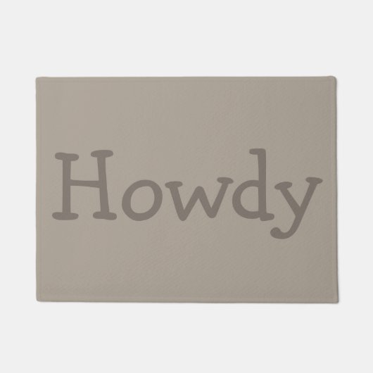 Cadeau Tapis de Sol Howdy (Devant)