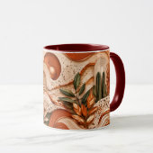 Cadeau Tasse à Café Boho Terracotta Désert Matin (Devant droit)