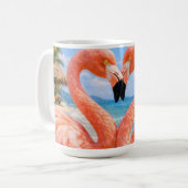 Cadeau Tasse à Café Romance de Plage (Devant gauche)