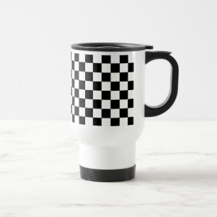 Cadeau Tasse de Voyage Café Drapeau à Damier Cours