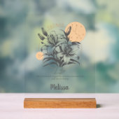 Cadeau Taurus personnalisé Fleur de naissance Zodi (Neutre)