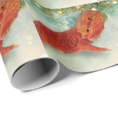 Cadeau Tectez le rouleau de papier à envelopper de dragon (Coin rond)
